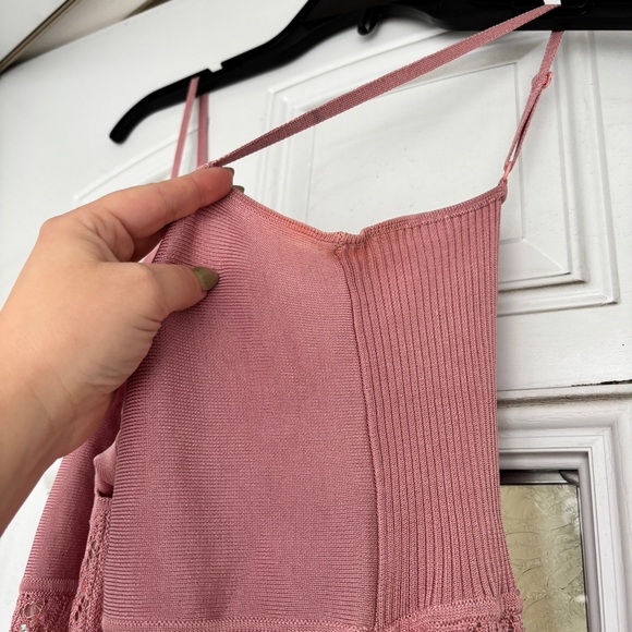 Y2K Bianca Nygard Pink V-Neck Shimmery Top Size S - Picture 6 of 10